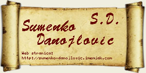 Šumenko Danojlović vizit kartica